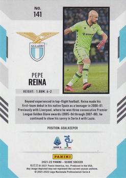 2021-22 Score Serie A - Red Lava #141 Pepe Reina Back