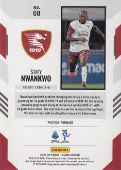 2021-22 Score Serie A - Red Lasers #68 Simy Back