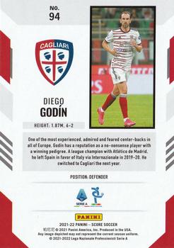 2021-22 Score Serie A - Red Lasers #94 Diego Godin Back