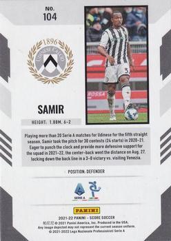 2021-22 Score Serie A - Red Lasers #104 Samir Back