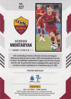 2021-22 Score Serie A - Red Lasers #127 Henrikh Mkhitaryan Back