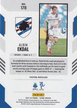 2021-22 Score Serie A - Red Lasers #178 Albin Ekdal Back