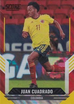 2021-22 Score FIFA - Red Lava #87 Juan Cuadrado Front