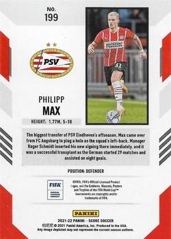 2021-22 Score FIFA - Red Lava #199 Philipp Max Back