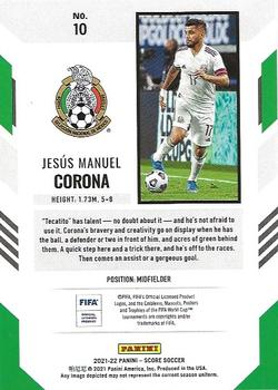 2021-22 Score FIFA - Purple Lava #10 Jesus Manuel Corona Back