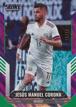 2021-22 Score FIFA - Purple Lava #10 Jesus Manuel Corona Front