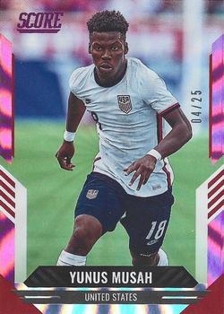 2021-22 Score FIFA - Pink Lasers #45 Yunus Musah Front