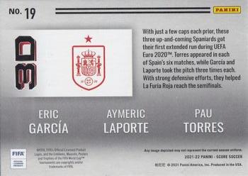 2021-22 Score FIFA - 3D #19 Eric Garcia / Pau Torres / Aymeric Laporte Back