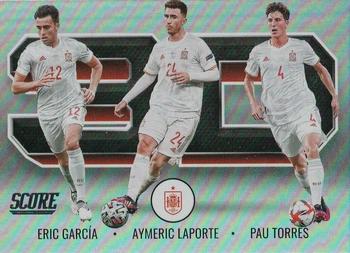 2021-22 Score FIFA - 3D #19 Eric Garcia / Pau Torres / Aymeric Laporte Front