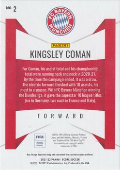 2021-22 Score FIFA - Game Face #2 Kingsley Coman Back
