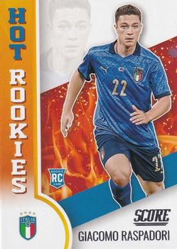 2021-22 Score FIFA - Hot Rookies #4 Giacomo Raspadori Front