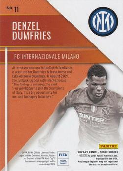 2021-22 Score FIFA - Hot Rookies #11 Denzel Dumfries Back
