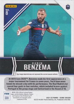 2021-22 Score FIFA - Next Level Stats #8 Karim Benzema Back