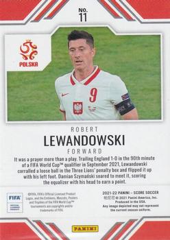 2021-22 Score FIFA - Score Team #11 Robert Lewandowski Back
