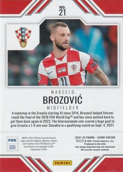 2021-22 Score FIFA - Score Team #21 Marcelo Brozovic Back