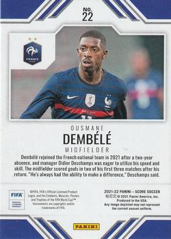 2021-22 Score FIFA - Score Team #22 Ousmane Dembele Back