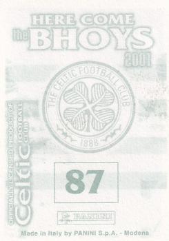 2000-01 Panini Here Come the Bhoys Celtic Football Club #87 Henrik Larsson Back