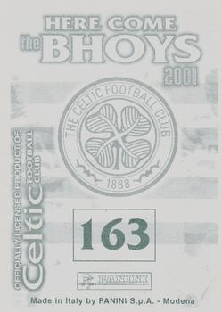 2000-01 Panini Here Come the Bhoys Celtic Football Club #163 Danny McGrain Back