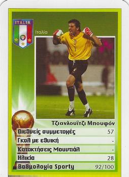 2006 Algida The Stars of World Cup #NNO Gianluigi Buffon Front