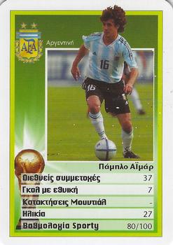 2006 Algida The Stars of World Cup #NNO Pablo Aimar Front