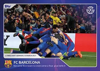 2022 Topps UEFA Champions League 30 Seasons Celebration #007 FC Barcelona Front