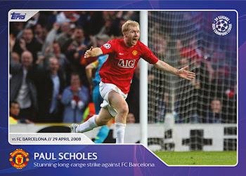 2022 Topps UEFA Champions League 30 Seasons Celebration #014 Paul Scholes Front