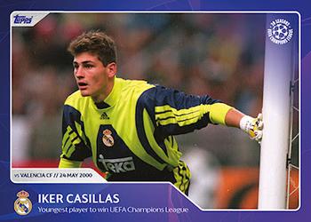 2022 Topps UEFA Champions League 30 Seasons Celebration #017 Iker Casillas Front