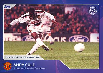 2022 Topps UEFA Champions League 30 Seasons Celebration #026 Andy Cole Front