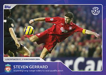 2022 Topps UEFA Champions League 30 Seasons Celebration #028 Steven Gerrard Front