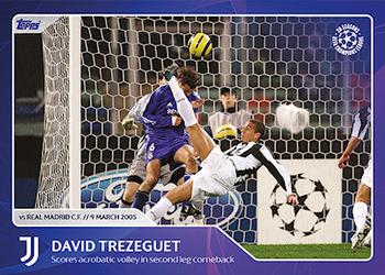 2022 Topps UEFA Champions League 30 Seasons Celebration #029 David Trezeguet Front