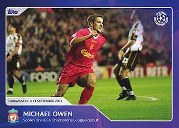 2022 Topps UEFA Champions League 30 Seasons Celebration #035 Michael Owen Front
