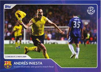 2022 Topps UEFA Champions League 30 Seasons Celebration #039 Andrés Iniesta Front