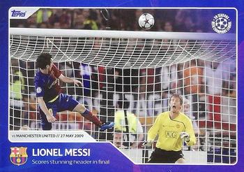 2022 Topps UEFA Champions League 30 Seasons Celebration #043 Lionel Messi Front
