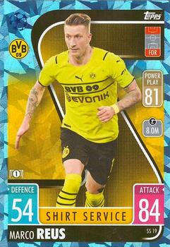2021-22 Topps Match Attax Champions & Europa League Extra - Shirt Service Crystal #SS19 Marco Reus Front