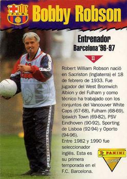 1996-97 F.C. Barcelona #11 Bobby Robson Back
