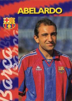 1996-97 F.C. Barcelona #15 Abelardo Front