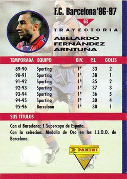 1996-97 F.C. Barcelona #63 Abelardo Back