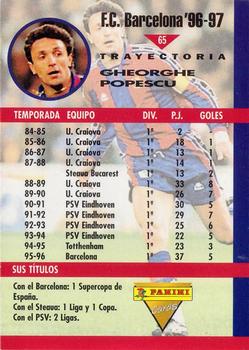 1996-97 F.C. Barcelona #65 Popescu Back