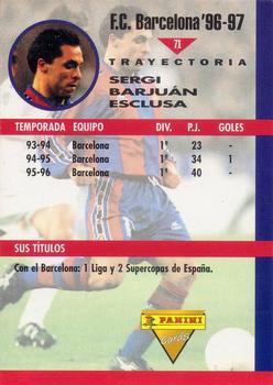 1996-97 F.C. Barcelona #71 Sergi Back