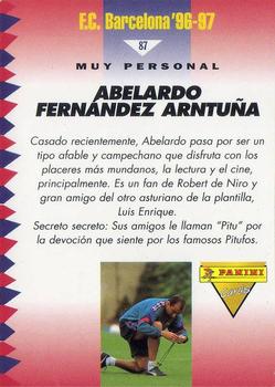 1996-97 F.C. Barcelona #87 Abelardo Back