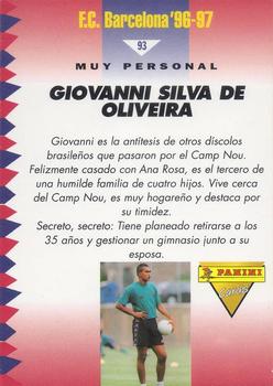 1996-97 F.C. Barcelona #93 Giovanni Back