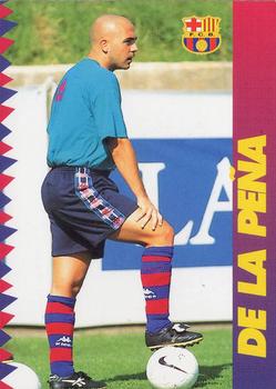 1996-97 F.C. Barcelona #104 De La Peña Front