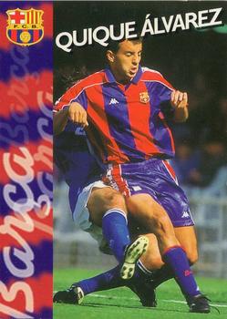 1996-97 F.C. Barcelona #116 Quique Álvarez Front