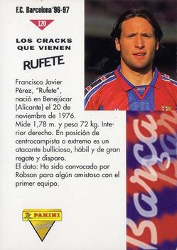 1996-97 F.C. Barcelona #120 Rufete Back