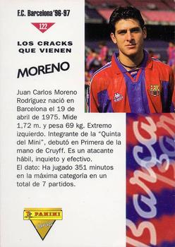 1996-97 F.C. Barcelona #122 Moreno Back
