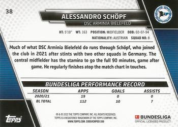 2021-22 Topps Bundesliga - Speckle Foil #38 Alessandro Schöpf Back