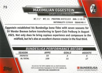 2021-22 Topps Bundesliga - Speckle Foil #75 Maximilian Eggestein Back