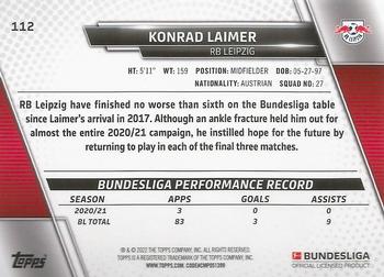 2021-22 Topps Bundesliga - Speckle Foil #112 Konrad Laimer Back
