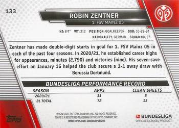 2021-22 Topps Bundesliga - Speckle Foil #133 Robin Zentner Back