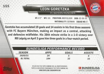 2021-22 Topps Bundesliga - Speckle Foil #155 Leon Goretzka Back